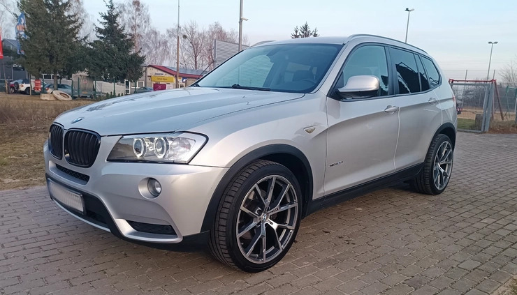 BMW X3 cena 49800 przebieg: 192000, rok produkcji 2012 z Ostróda małe 191